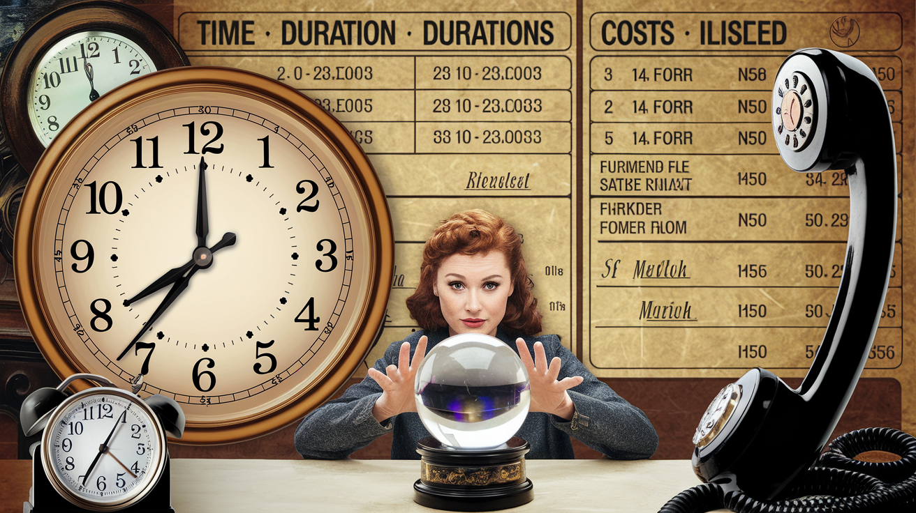 découvrez la durée idéale d'une consultation de voyance audiotel et optimisez votre expérience. explorez nos conseils pour comprendre le temps nécessaire pour des conseils précis et éclairants. faites le choix qui vous convient le mieux !